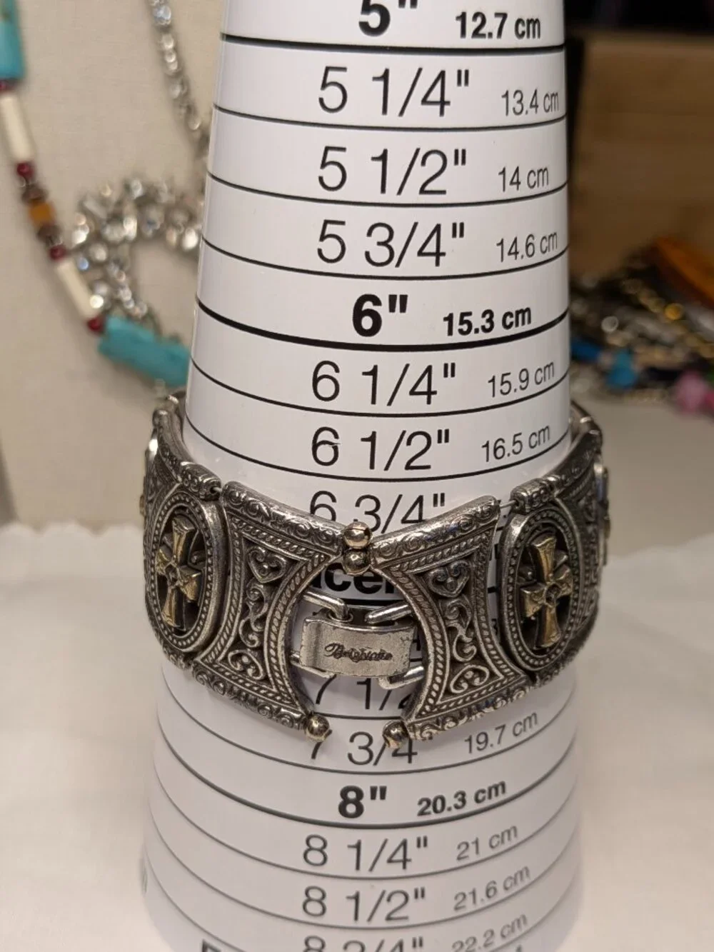 Brighton Toledo Cross Panel Bracelet 7.5
